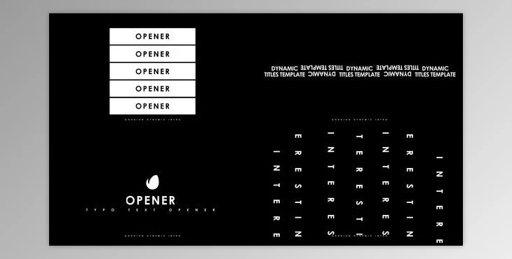 Download Typo Text Opener (Videohive 50871661) - AE Project
