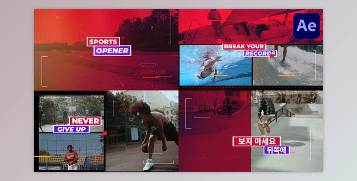 Download Sports Opener for After Effects (Videohive 50863856) - AE Project