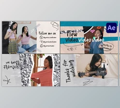 Download Social Media End Screens for After Effects (Videohive 50853708) - AE Project