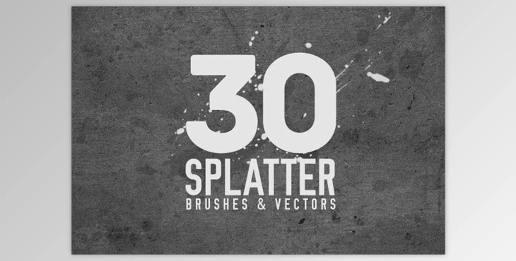 Download 30 Splatter Brushes