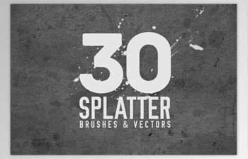 Download 30 <span class='badge badge-warning'>Splatter</span> Brushes