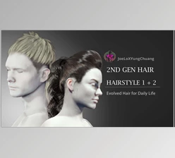 Download Reallusion – 2nd Generation Hair – HAIRSTYLE 1&2