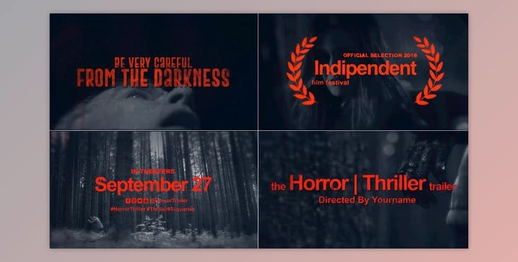 Download Horror | Thriller - Movie Trailer (Videohive 22411668) - AE Project