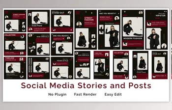 Download Social <span class='badge badge-warning'>Media</span> Stories and Posts (Videohive 50834406) - AE Project