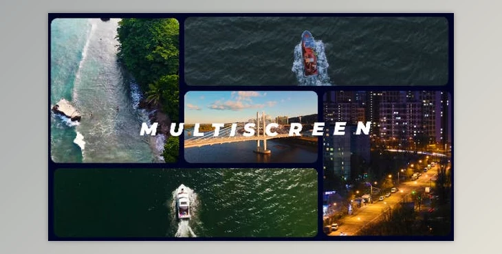 Download Rhythmic Multiscreen Opener | Split Screen Slideshow (Videohive 50826327) - AE Project