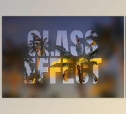 Download Glass Cut Out Text Effect - 92058544