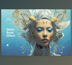 Download Vintage Worn Book Photo Effect - 92058512