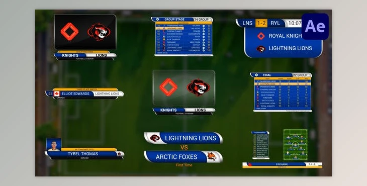 Download Soccer Lower Thirds | After Effects (Videohive 50853763) - AE Project