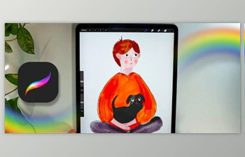 Download Digital Illustration in <span class='badge badge-warning'>Procreate</span>: <span class='badge badge-warning'>Create</span> a Watercolor Character