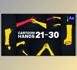 Download Cartoon Hands for After Effects (Videohive 50874301) - AE Project