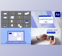 Download Computer Interface Icons Hand Drawn for After Effects (Videohive 50840791) - AE Project