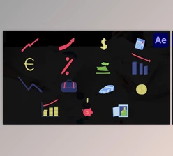 Download Economy Cartoon Icons for After Effects (Videohive 50786835) - AE Project