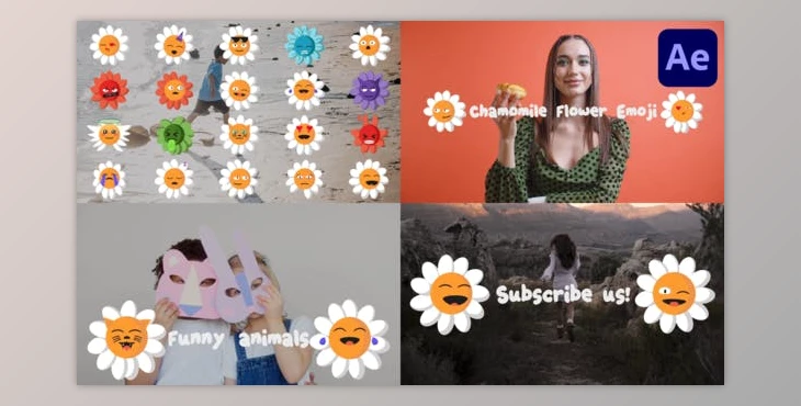 Download Chamomile Flower Emoji for After Effects (Videohive 50914507) - AE Project