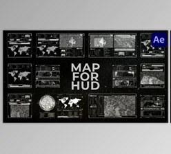 Download Map For HUD for After Effects (Videohive 50808766) - AE Project