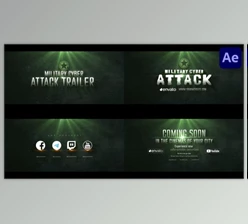 Download Military Cyber Attack Trailer for After Effects (Videohive 50821681) - AE Project