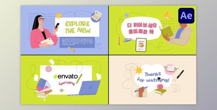 Download Education Explainers for After Effects (Videohive 50741948) - AE Project
