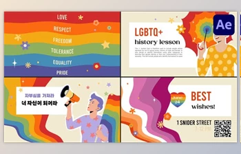 Download LGBTQ <span class='badge badge-warning'>Typography</span> for After Effects (<span class='badge badge-warning'>Videohive</span> 50823488) - AE <span class='badge badge-warning'>Project</span>