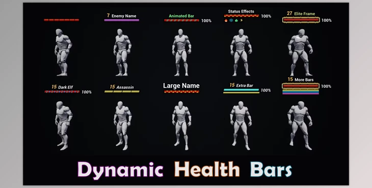 Download Unreak Engine - Dynamic Health Bars v4.20