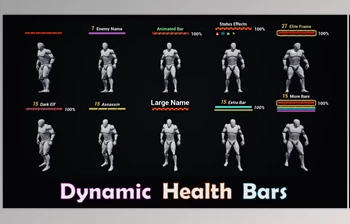 Download Unreal Engine - Dynamic Health <span class='badge badge-warning'>Bars</span> v4.20