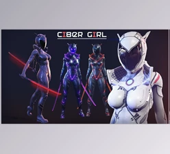 Download Unreal Engine - Ciber Girl v4.23