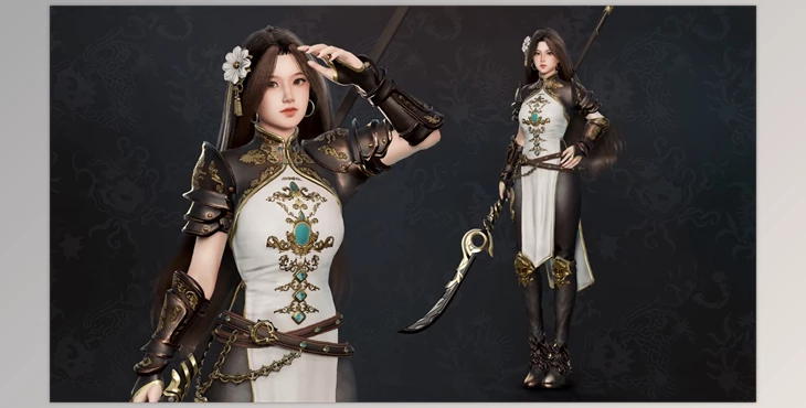 Download Unreal Engine - Cheng Yi - Chinese Warrior Girl v4.19