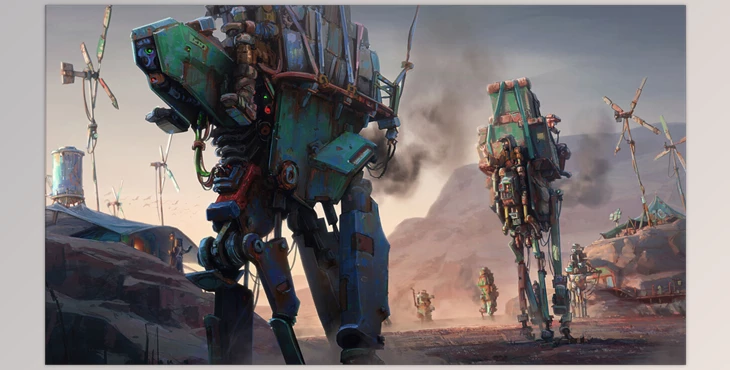 Download The Gnomon Workshop – Mech Illustration with Character & Story