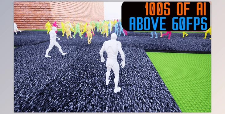Download Unreal Engine - Procedural NPC Crowds V2