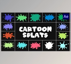 Download Cartoon Splats for After Effects (Videohive 50940925) - AE Project