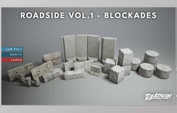 Download <span class='badge badge-warning'>Unreal</span> <span class='badge badge-warning'>Engine</span> - Roadside VOL.1 - Blockades