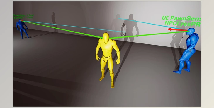 Download Unreal Engine - NPC Eyes Sight System - PRO