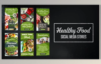 Download Healthy Food Social <span class='badge badge-warning'>Media</span> Stories (Videohive 50962267) - AE Project