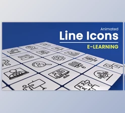 Download 50 Animated E-Learning Line Icons (Videohive 50925532) - AE Project