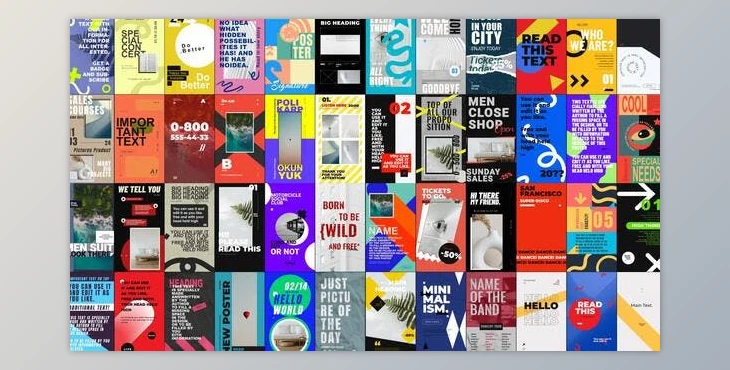 Download Bold Minimalism Posters (Videohive 50594899) - AE Project