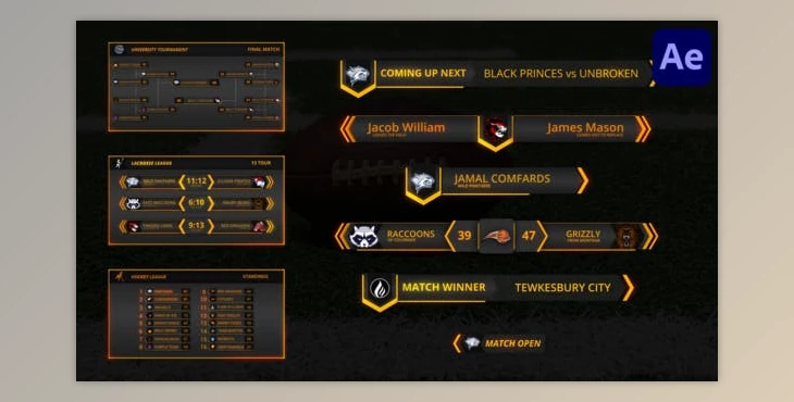 Download Cyber Games Lower Thirds | After Effects (Videohive 50668998) - AE Project