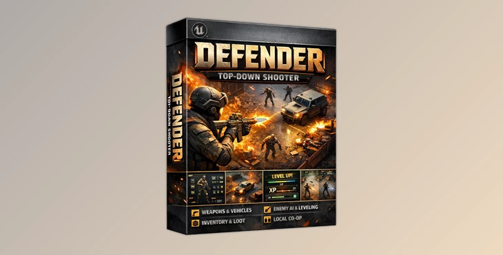 Defender Top Down Shooter
