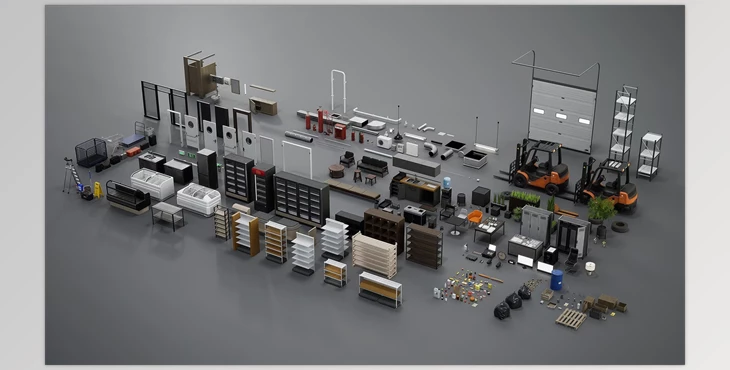 Download Unreal Engine - Grocery store props collection