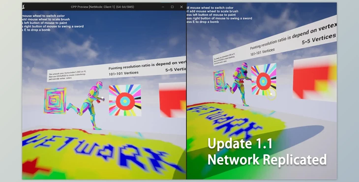 Download Unreal Engine - Runtime Vertex Painter