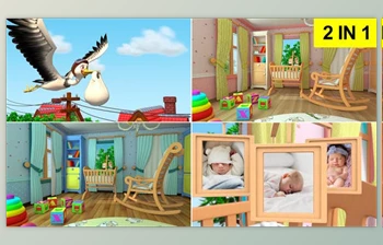 Download Stork and baby (<span class='badge badge-warning'>2</span> in 1) (Videohive 27046193) - AE Project