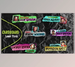 Download Cardboard Lower Thirds (Videohive 50933177) - AE Project