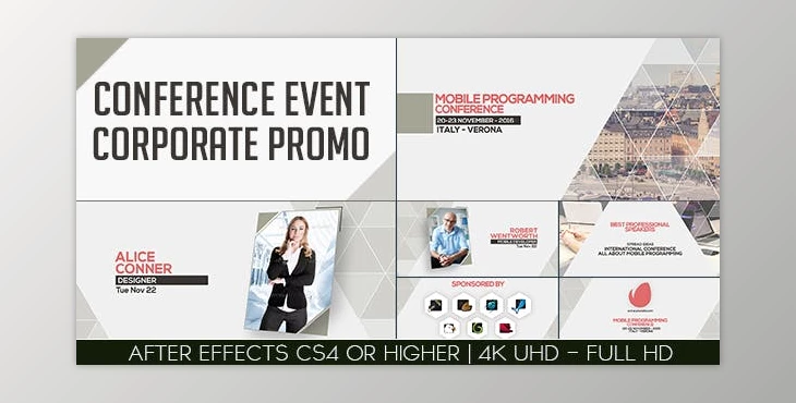 Download Conference Event Corporate Promo (Videohive 16919583) - AE Project