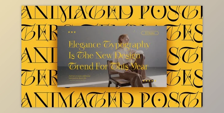 Download Elegant Typography Titles (Videohive 50926092) - AE Project