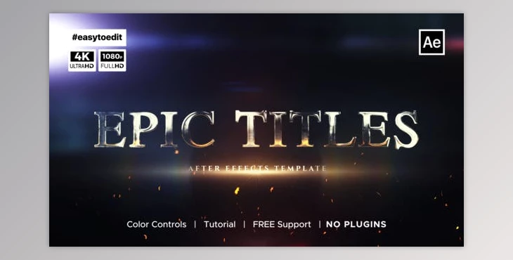 Download Epic Titles (VideoHive 50920057) - AE Project