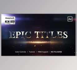 Download Epic Titles (VideoHive 50920057) - AE Project