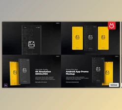 Download Android App Promo Mockup | S24 Ultra Matte Black (Videohive 50727488) - AE Project