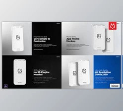 Download App Promo | Phone 15 Pro Matte White (Videohive 50698050) - AE Project
