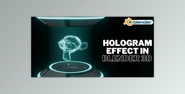 Download Hologram effect in Blender 3D
