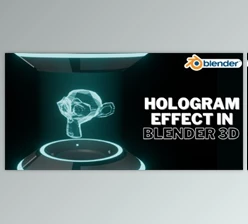 Download Hologram effect in Blender 3D