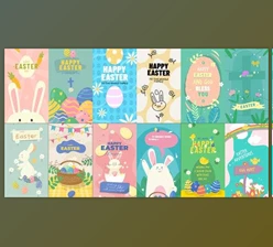 Download Easter Vertical Stories (Videohive 50973354) - AE Project