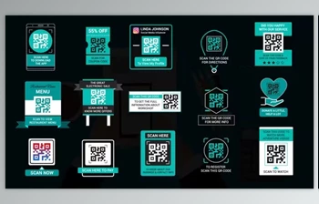 Download QR <span class='badge badge-warning'>Code</span> Titles (Videohive 50956785) - AE Project