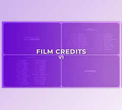 Download Film Credits V1 (Videohive 50940220) - AE Project